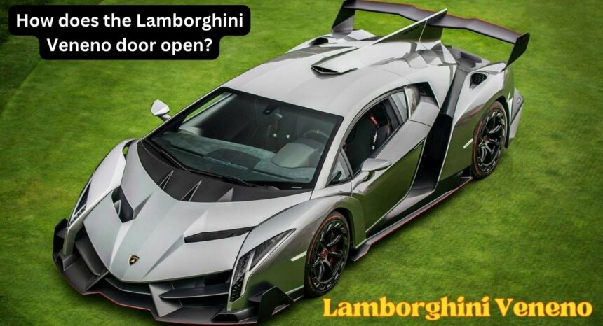 How does the Lamborghini Veneno door open?